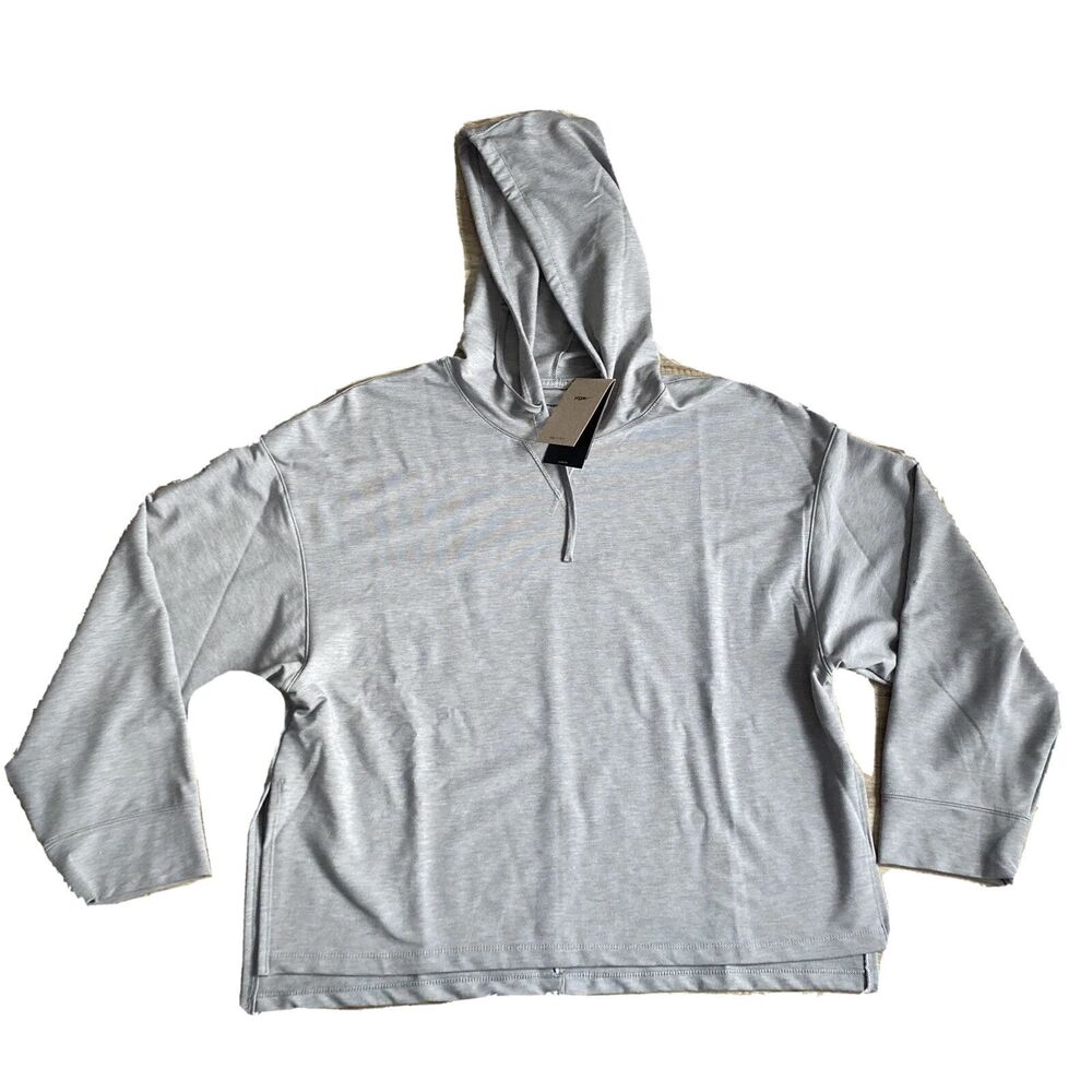 Nike grey women's size large yoga hoodie Dri Fit New